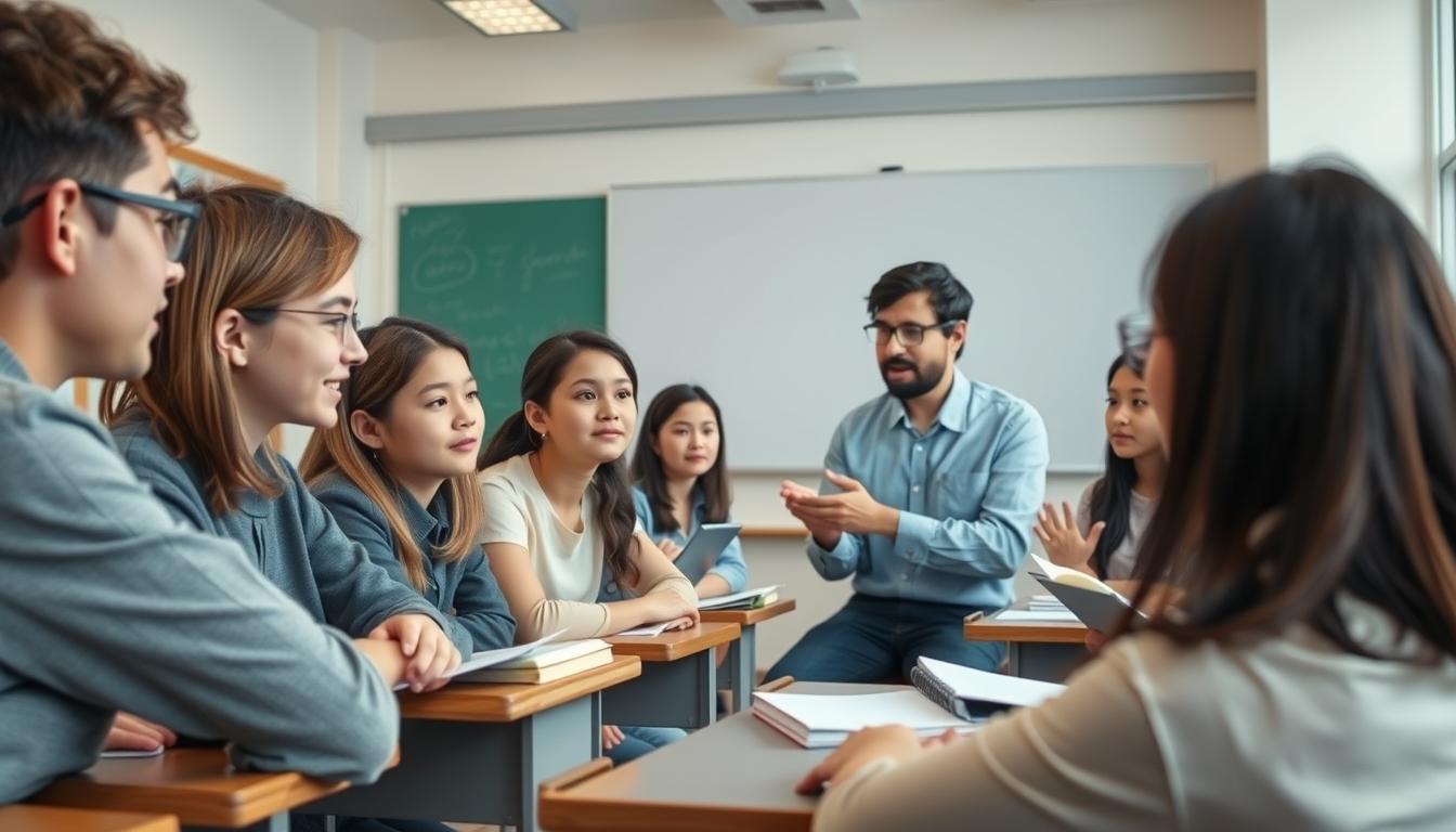 Student preparing for exams with study materials