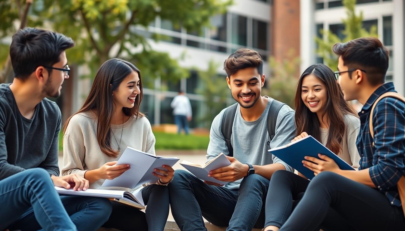 Student developing practical and academic skills